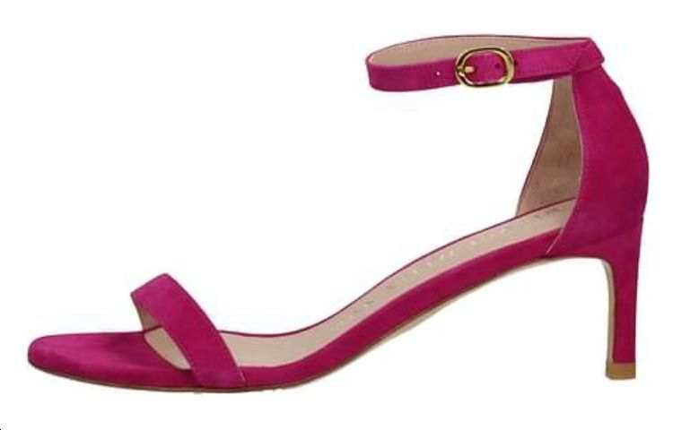 Stuart Weitzman Stuart Weitzman/SW Leather One Strap Sandals 6cm Women's Purple