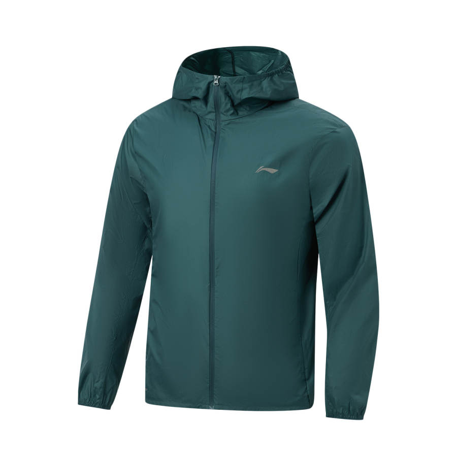 Li-Ning Li Ning Fitness Series Trench Coat Men's Reef Green