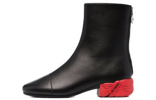 RAF SIMONS Contrasting-heel Detail 45mm Boots