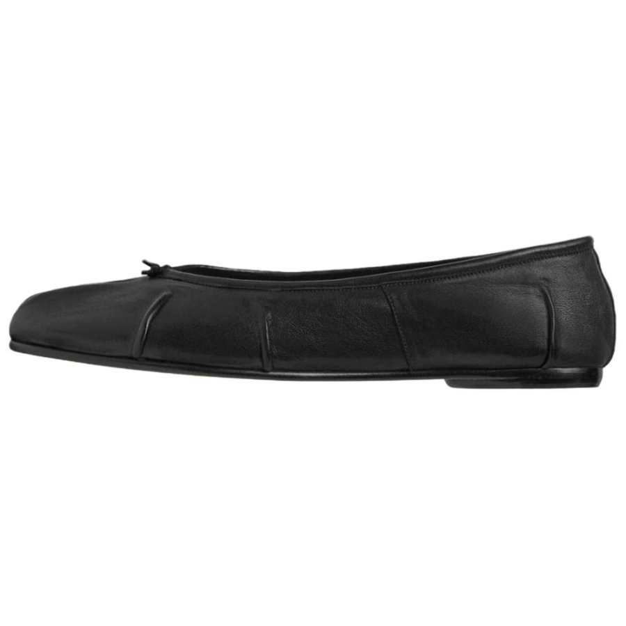 Maison Margiela Tabi Sheepskin Leather Casual Leather Shoes Men's Black