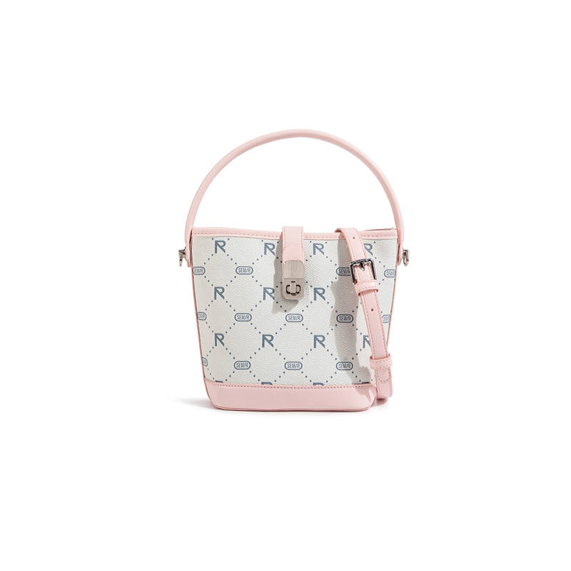 Semir PVC Shoulder Bag, Crossbody Bag, Handbag Women's Pink