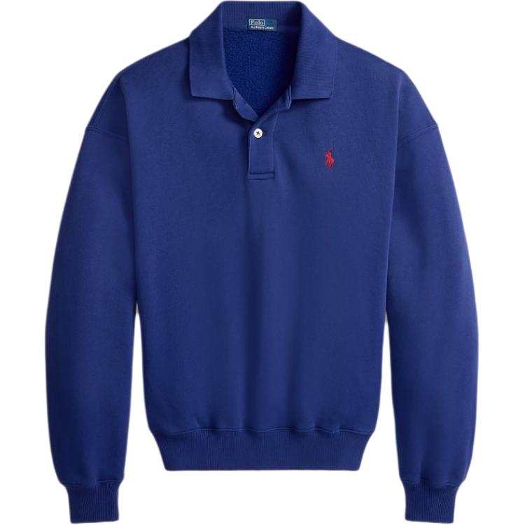 Polo Ralph Lauren Sweatshirt Loose Fit Women's Vintage Royal Blue
