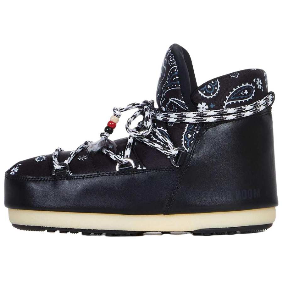 Alanui X Moonboot Bandana Printed Round Toe Boots Women's