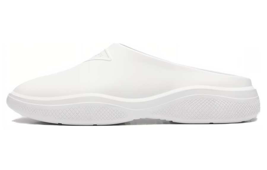 PRADA PRADA Foam Rubber Mules 'White' Women's
