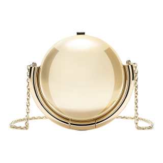 Furla ABS & Metal Crossbody Bags Mini Women's Light Gold