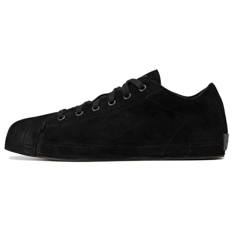 Y-3 Y 3 NIZZASTAR Leather Low top Skateboard Shoes Men's Black
