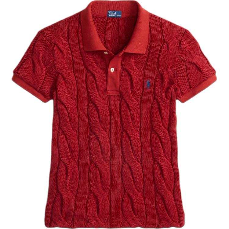 Polo Ralph Lauren SS26 Knitwear Slim Fit Women's Brick Red