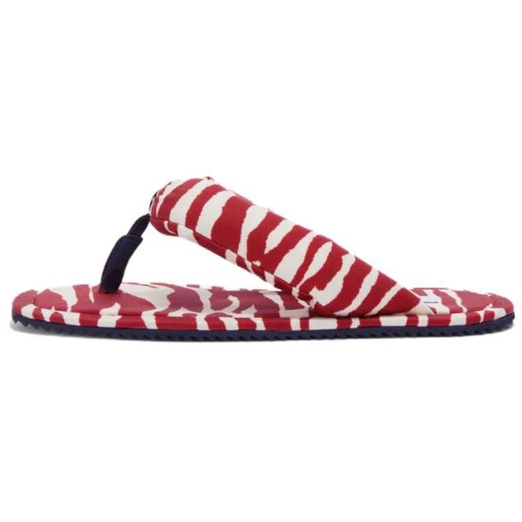The Attico Flip Flops Women's Red White
