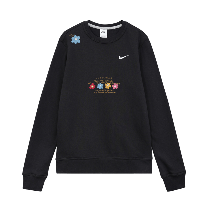 Nike Nike Sweatshirts Unisex Black Crew Neck Moderate Regular