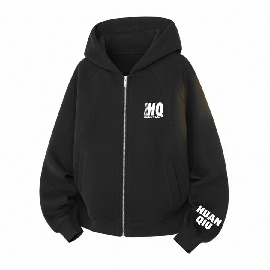 HUANQIU Sweatshirts Unisex Hooded Moderate Heavyweight