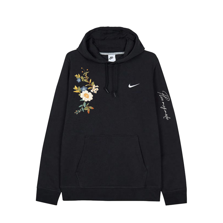 Nike Nike Hooded Fleece Lined Comfortable Minimalist Style Long Sleeved Sweatshirt Unisex