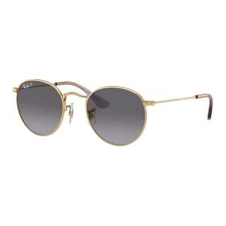 RayBan Metal Round Sunglasses Kids' Gold