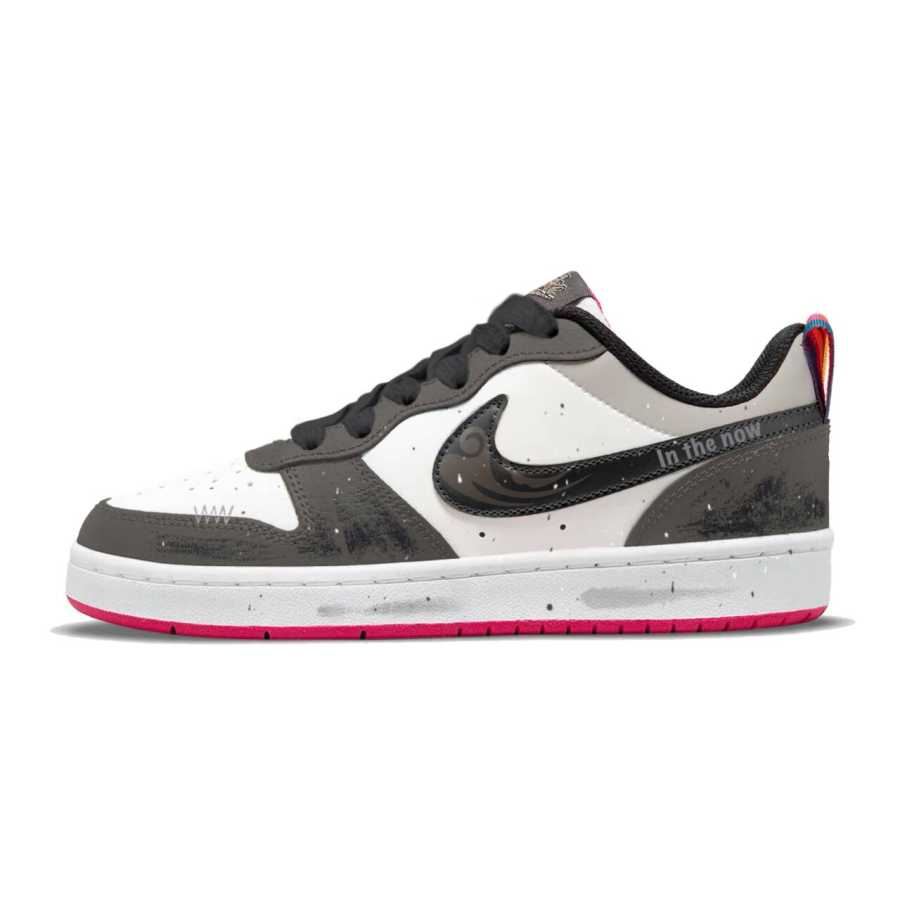 Nike Nike Court Borough Longchamp Wanqi Leather Abrasion Resistant Abrasion Resistant Low top Kids' Skateboarding Shoes