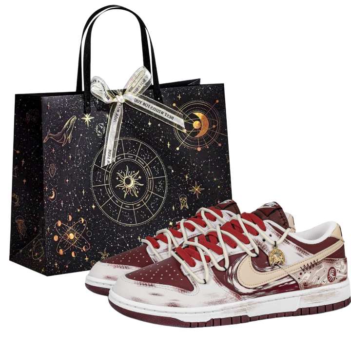 Nike Nike Dunk Skateboard Shoes Unisex Low Top Red