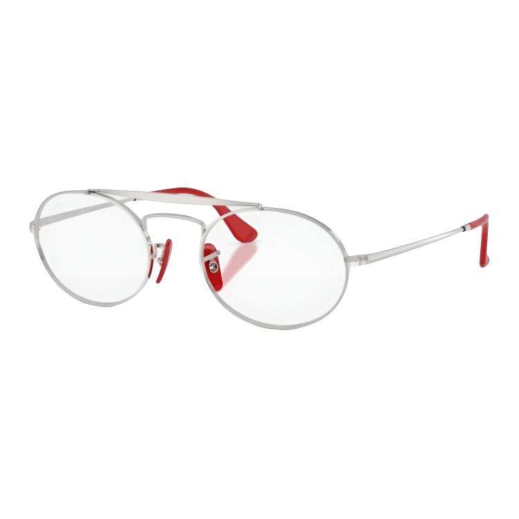 RayBan Metal Oval Prescription Glasses Unisex Silver