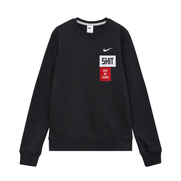 Nike Nike Sweatshirts Unisex Black Crew Neck Moderate Regular