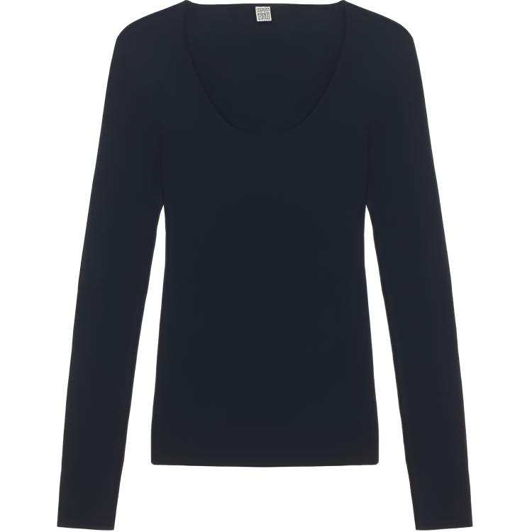Toteme Long-Sleeve Scoop Neck Jumper