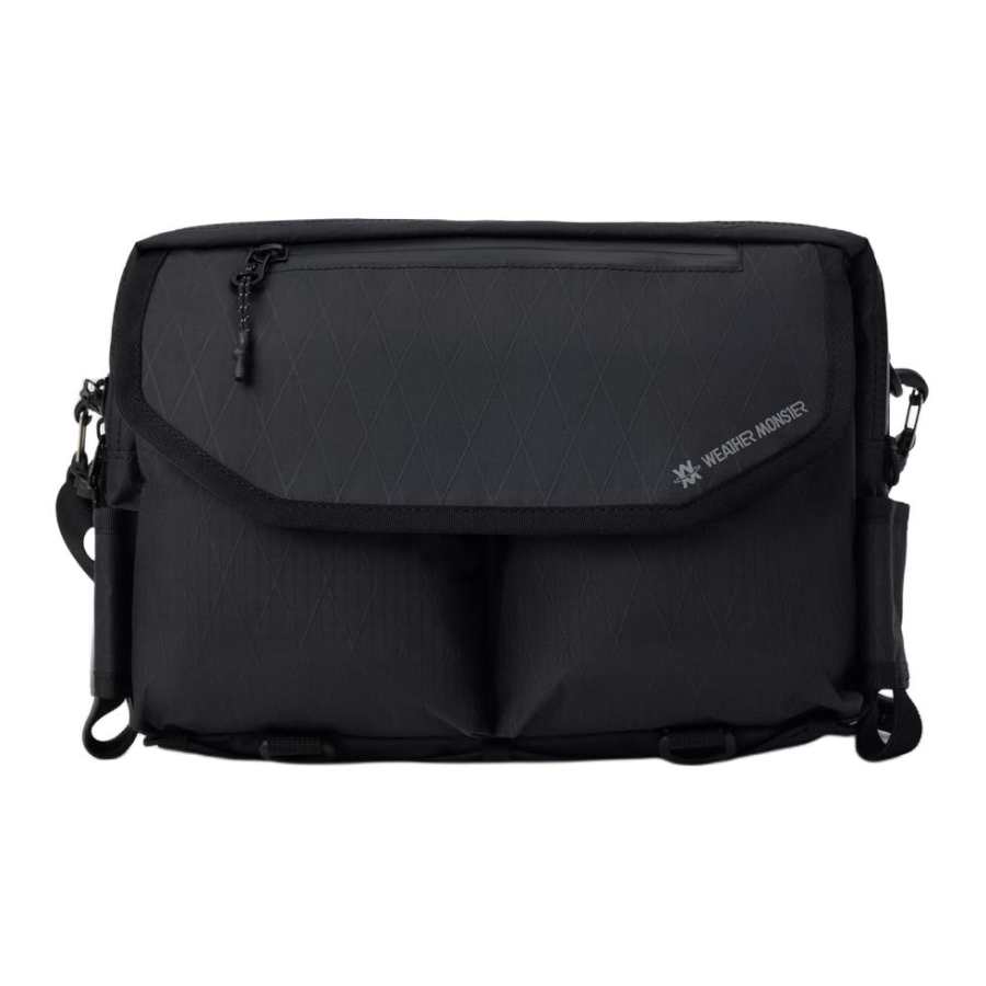 KOLON SPORT Fabric Crossbody Bags Unisex Black