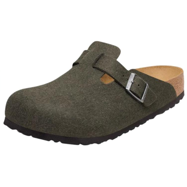 Birkenstock Boston EVA Birkenstock Shoes Unisex Moss Green Narrow
