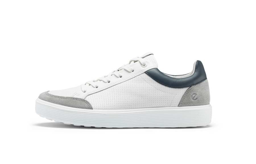 Ecco Ecco SS26 Cool 60th Anniversary Collection Casual Shoes Men's White