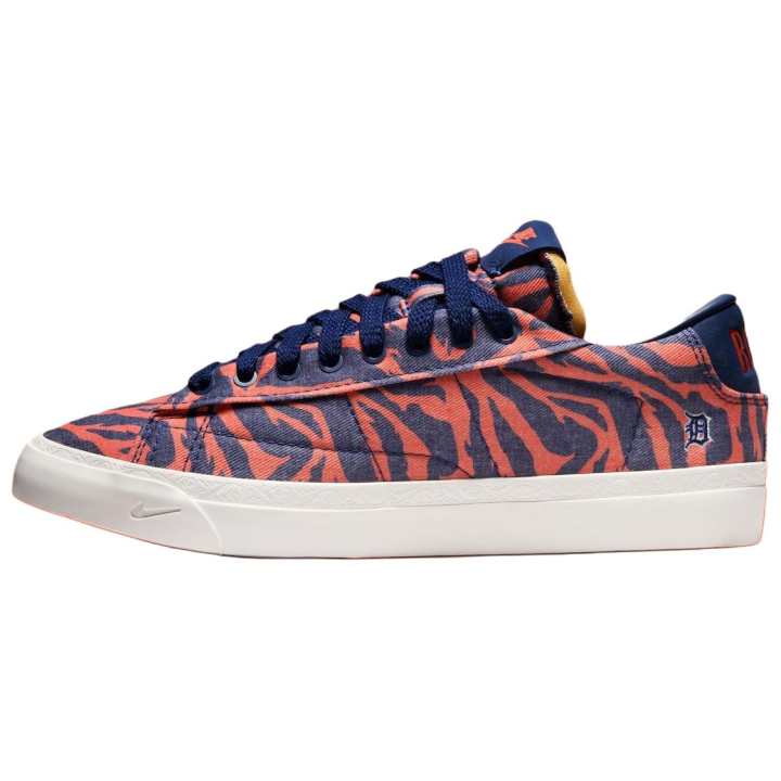 Nike Nike x Devin Booker Blazer Low top Skateboard Shoes Unisex Blue Orange