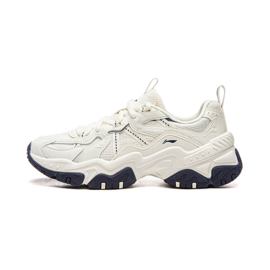 Li-Ning Li Ning Brown Sugar Low top Casual Shoes Women's Champagne White