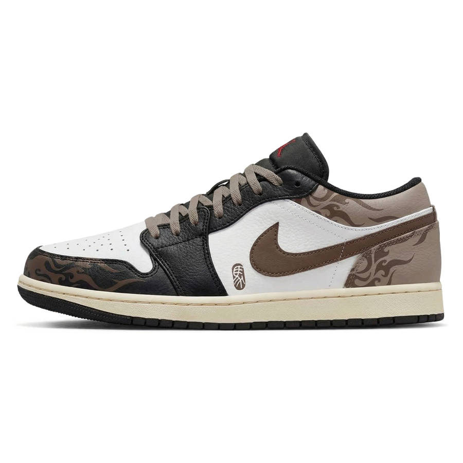 Jordan Jordan Air Jordan 1 Low CNY Horse Year, Three Times Laboratory, Brown Horse Steps Rock Abrasion Resistant