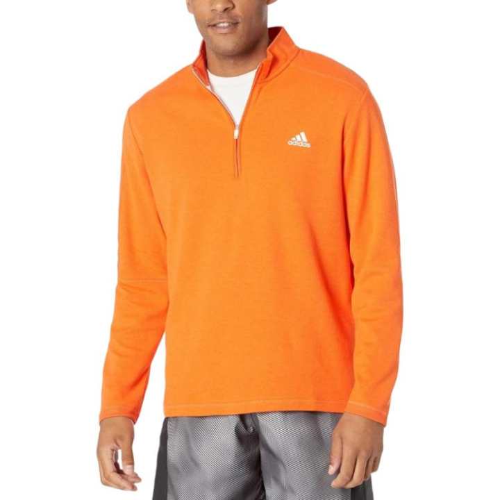Adidas Adidas Sweatshirts Men's Orange Stand Collar Moderate