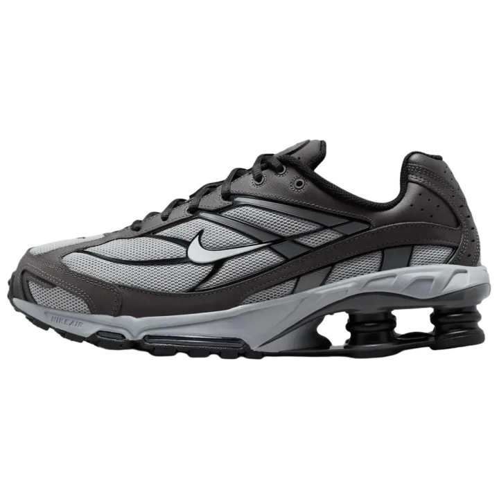 Nike Nike Shox Ride 2 Cushioning Slip Resistant Breathable Running Shoes Men's Gray White
