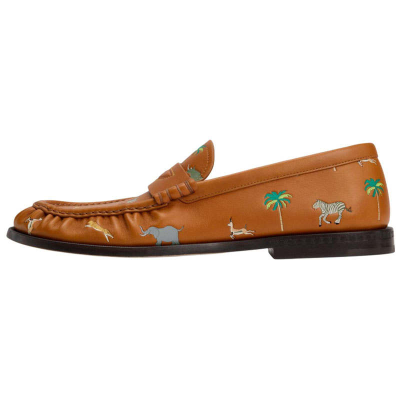 LOUIS VUITTON The Darjeeling Limited Collaboration Jazz Cow Leather Loafers Men's Brown