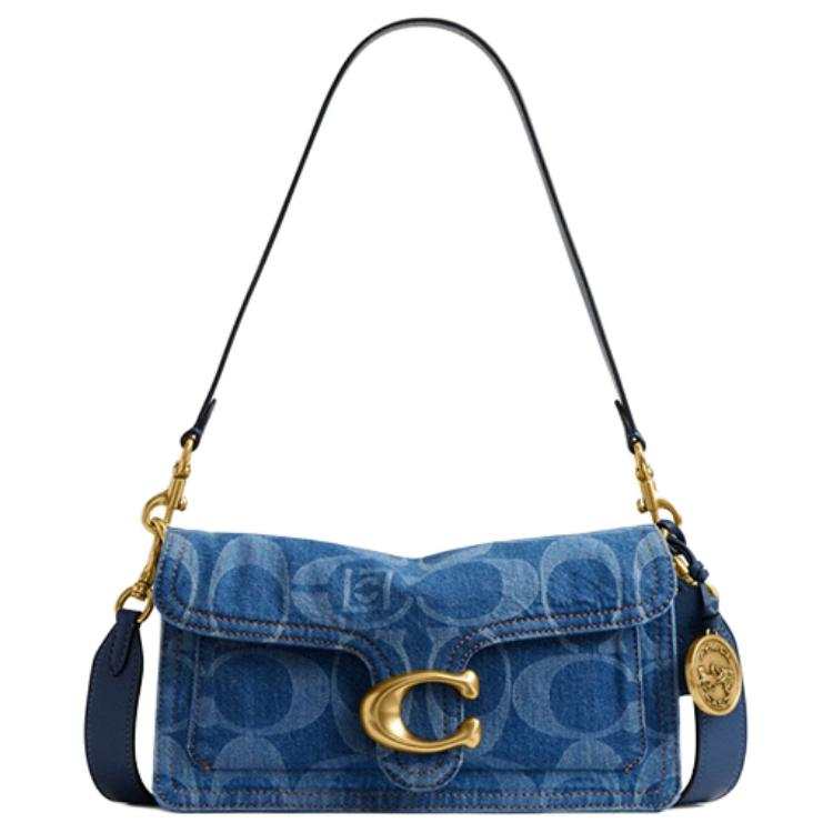 COACH CLOT Collaboration Tabby Fabric Crossbody Bag, Shoulder Bag Medium Women's Dark Indigo