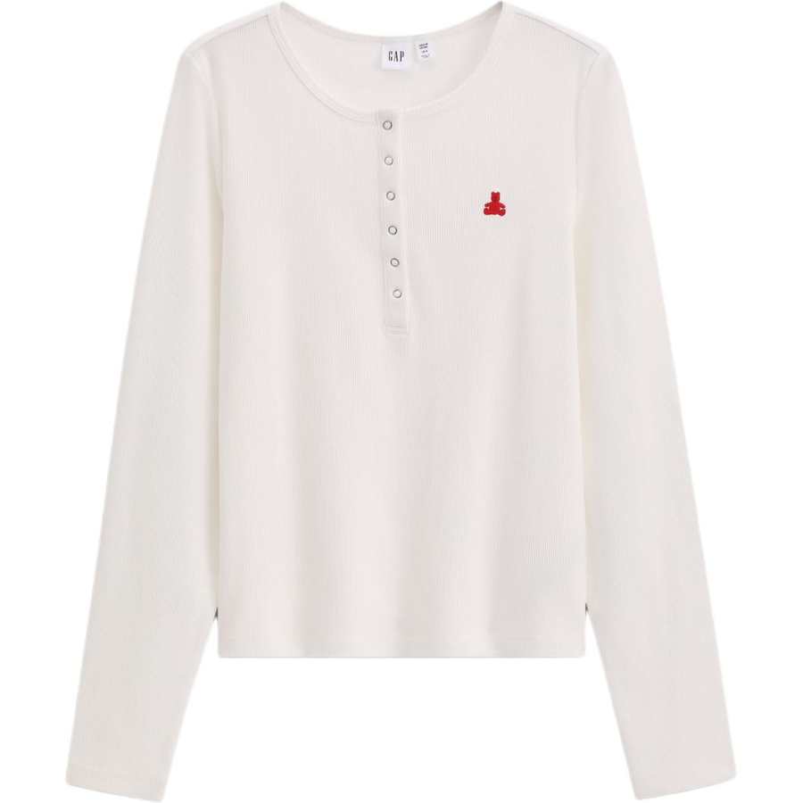 GAP T Shirts Women's Henry Collar Moderate