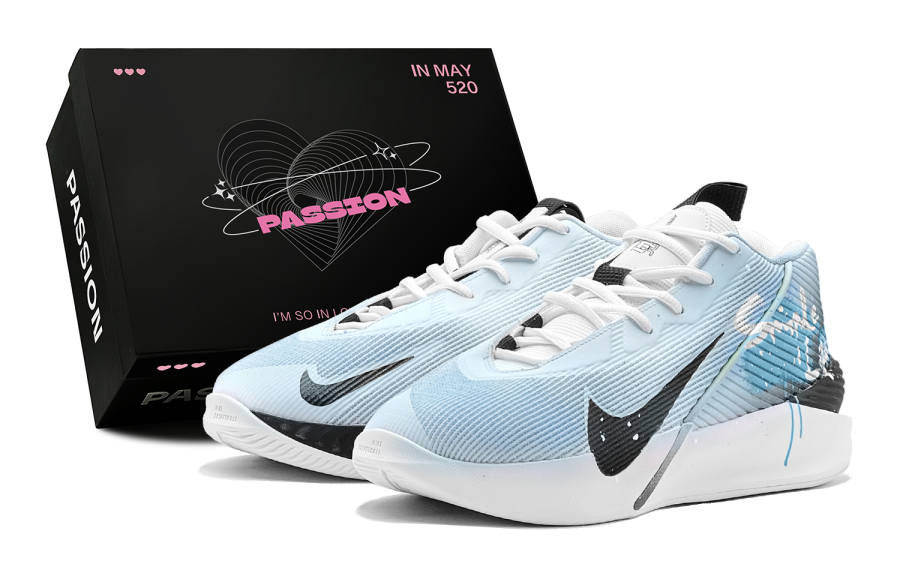 Nike Nike G.T. Jump Academy Carolina Blue Simple Life Abrasion Resistant High top Basketball Shoes Men's Ice Blue