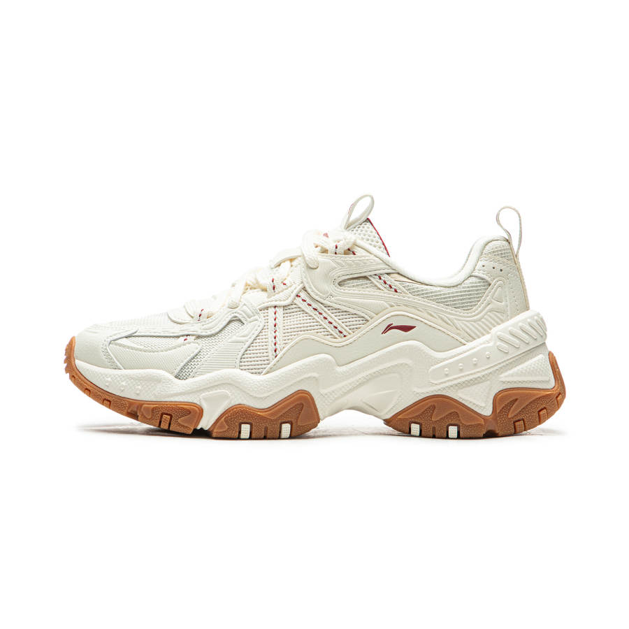 Li-Ning Li Ning Brown Sugar Cushioning Rebound Low top Casual Shoes Women's Ecru