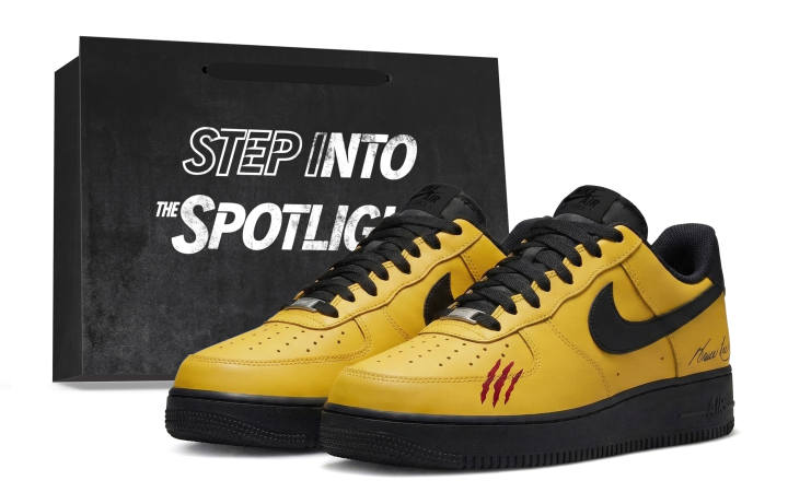 Nike Nike Air Force Low top Skateboard Shoes Unisex Yellow Black