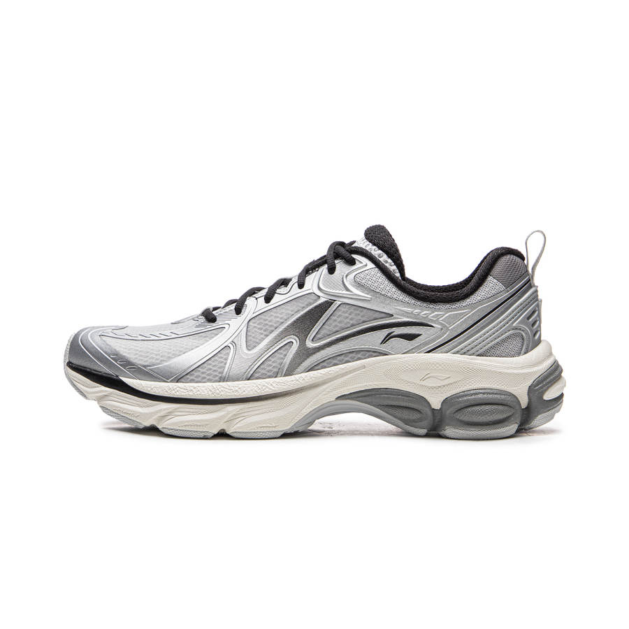 Li-Ning Li Ning Fuyao Boom V2 Low top Running Shoes Men's Silver Gray