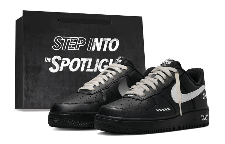 Nike Nike Air Force 1 Low top Skateboard Shoes Unisex Black White