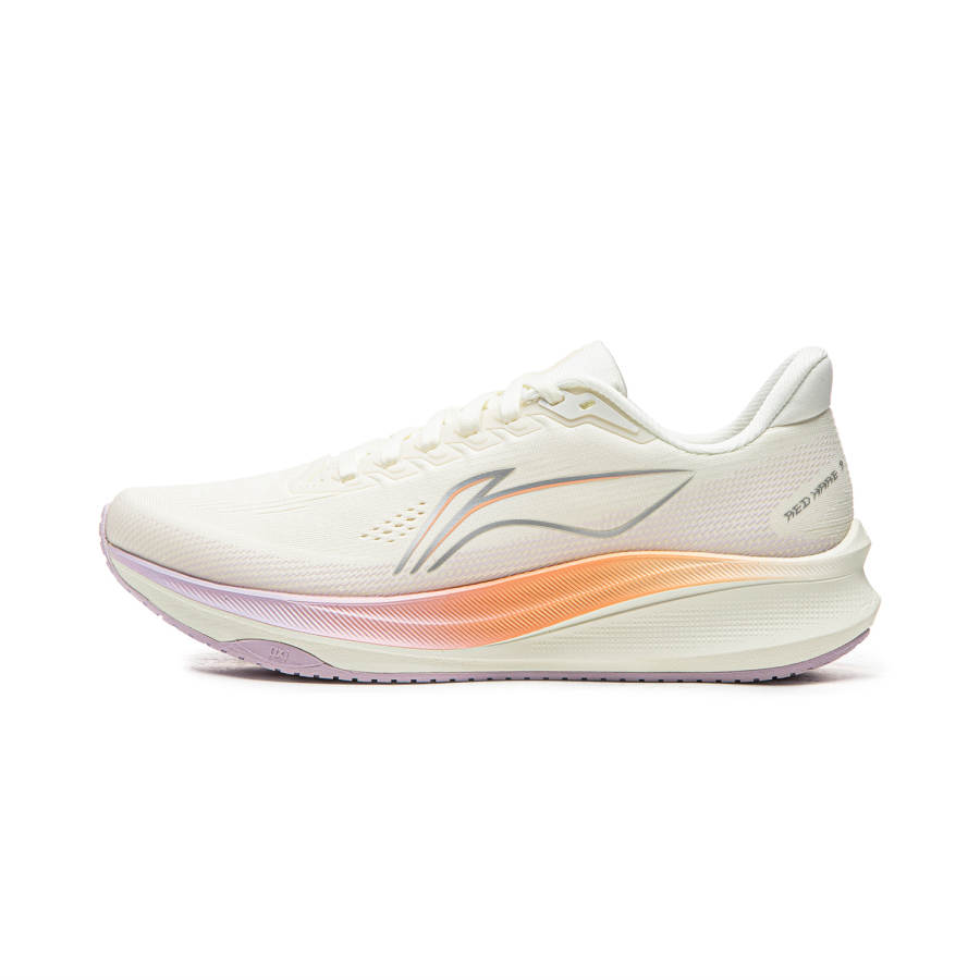 Li-Ning Li Ning Red Hare 9 Low top Casual Running Shoes Women's Champagne White