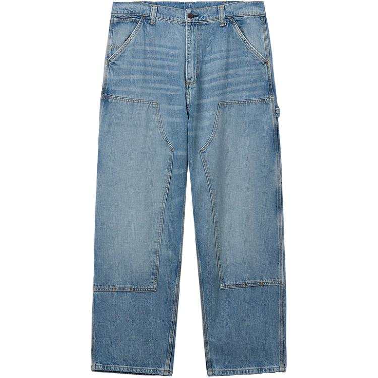 Carhartt WIP Casual Fashion Simple Cotton Straight Leg Jeans Men's