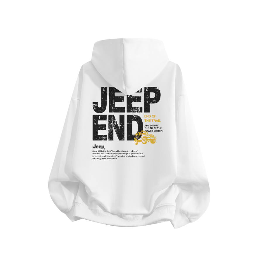 Jeep Sweatshirts Unisex Hooded Moderate Heavyweight