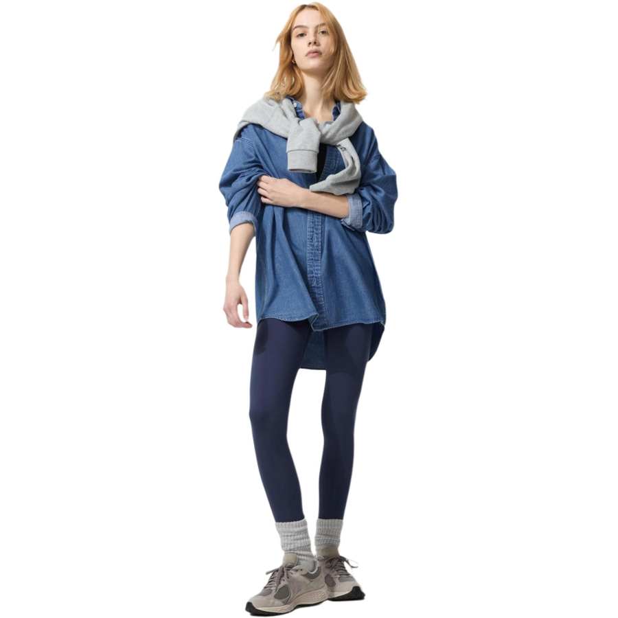 UNIQLO Leggings Women's Blue Moderate