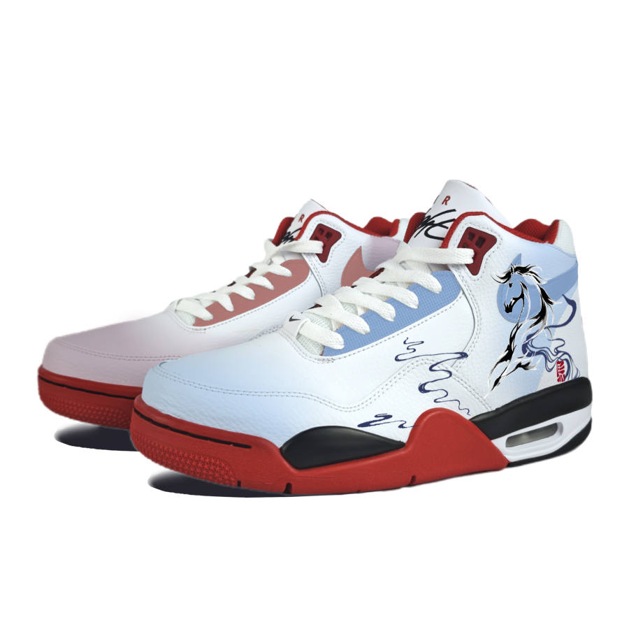 Nike Nike Flight Legacy Malay Operation Mismatched Abrasion Resistant Slip Resistant Basketball Shoes Unisex