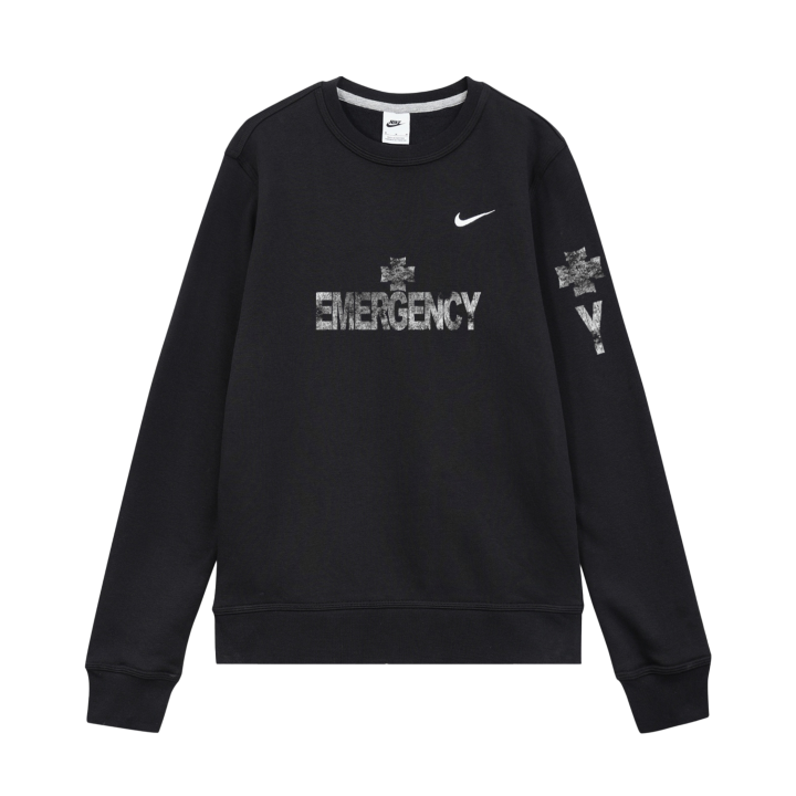 Nike Nike Club Sweatshirts Unisex Black Crew Neck Moderate Regular