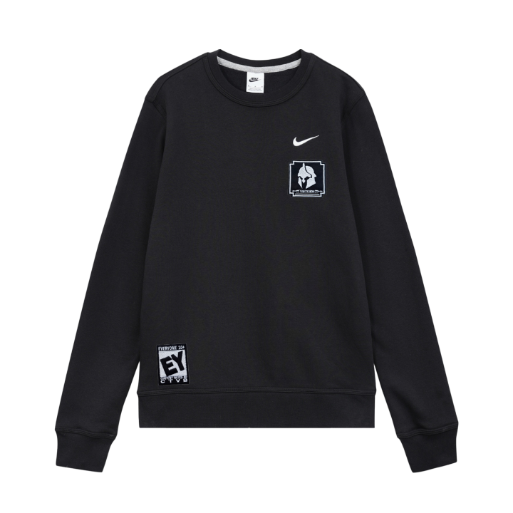 Nike Nike Sweatshirts Unisex Black Crew Neck Moderate Regular
