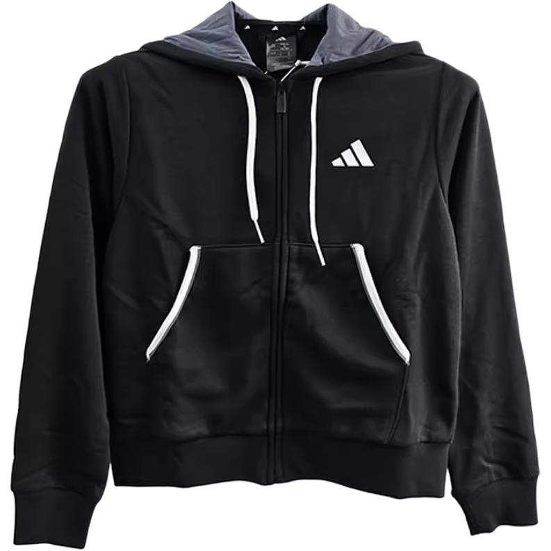 Adidas Adidas Sweatshirts Women's Black Hooded Moderate