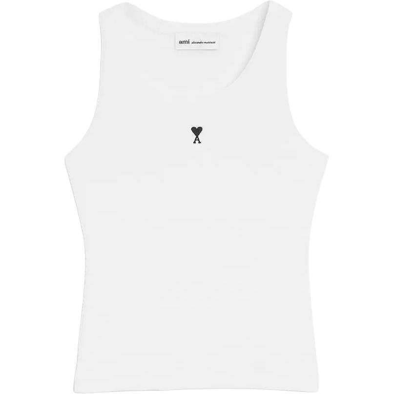 Amiparis Paris Ami De Coeur Ribbed Tank Top