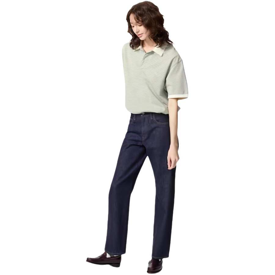 UNIQLO x JW Anderson SS25 Jeans Women's Marine Blue