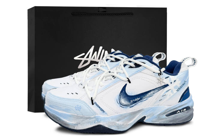 Nike Nike Air Monarch 4 Low top Chunky Sneakers Unisex Blue White