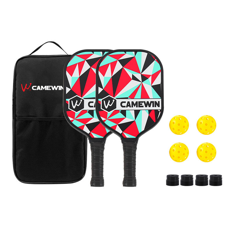 KAIWEI Geometric Style Pickleball Paddles Carbon Fiber Indoor & Outdoor Activities Unisex 13mm/Approx. 230g