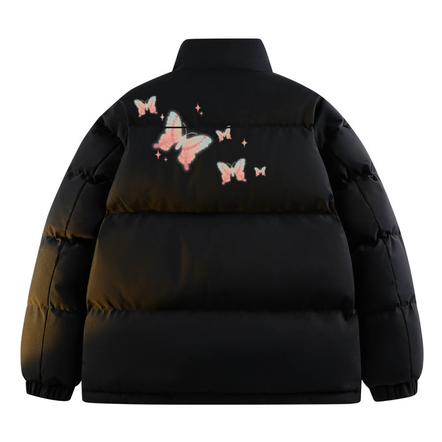 DEERWAY DEERWAY Puffer Jackets Unisex Lapel Thickened Padded Puffer Jacket